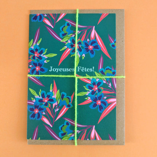 Carte WINTER FLOWERS