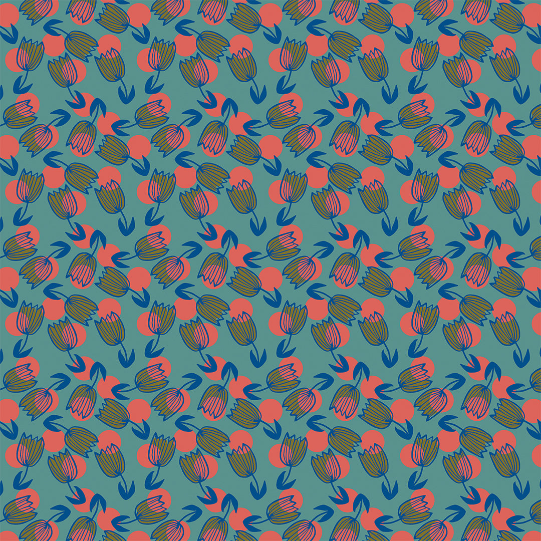 Carte postale TULIP DOTS